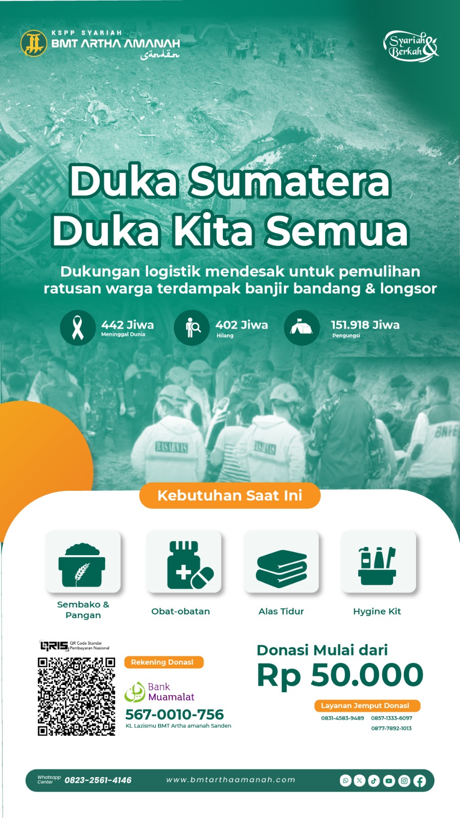 Flyer_Peduli Banjir Sumatera